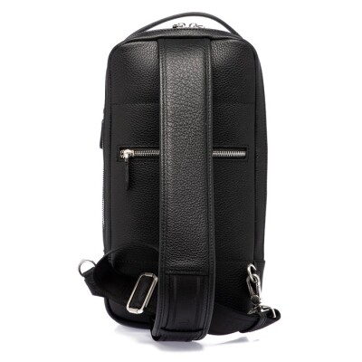 Tergan Siyah Deri Erkek Çanta 21455A41 - 3