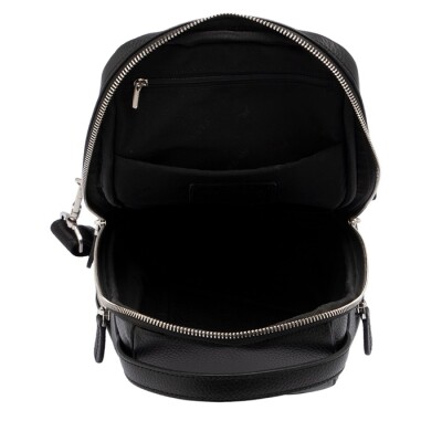 Tergan Siyah Deri Erkek Çanta 21455A41 - 4