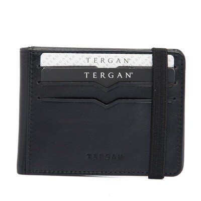 Tergan Siyah Deri Erkek Cüzdan 1600B06 - 1
