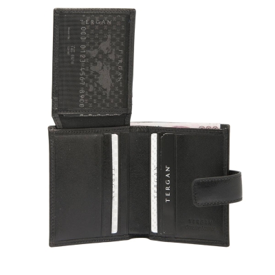 Tergan Siyah Deri Erkek Cüzdan 1623B06 - 3