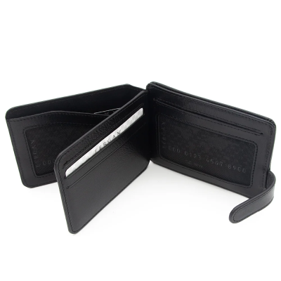 Tergan Siyah Deri Erkek Cüzdan 1658B06 - 3