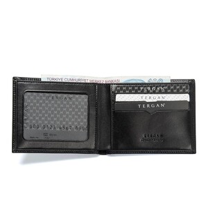 Tergan Siyah Deri Erkek Cüzdanı 1227B06 - Tergan (1)
