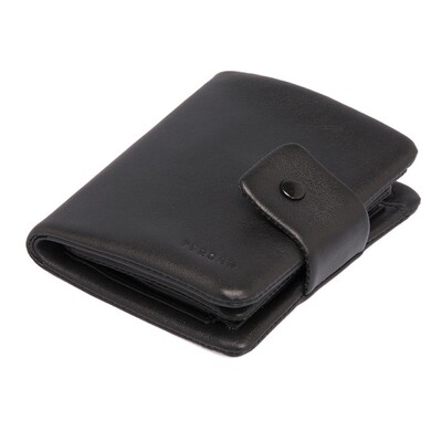 Tergan Siyah Deri Erkek Cüzdanı 1404C59 - 1