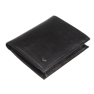 Tergan Siyah Deri Erkek Cüzdanı 1408B06 - 1