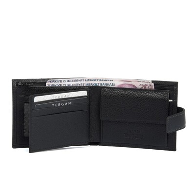 Tergan Siyah Deri Erkek Cüzdanı 1559A6F - 2
