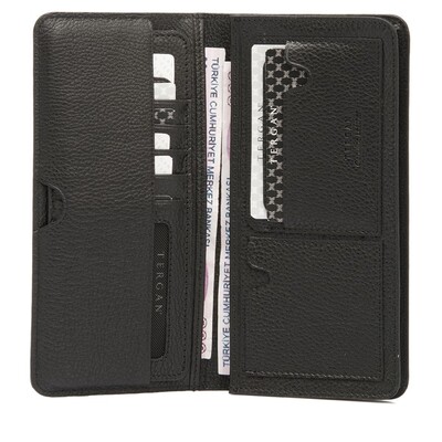 Tergan Siyah Deri Erkek Cüzdanı 1592A6F - 2