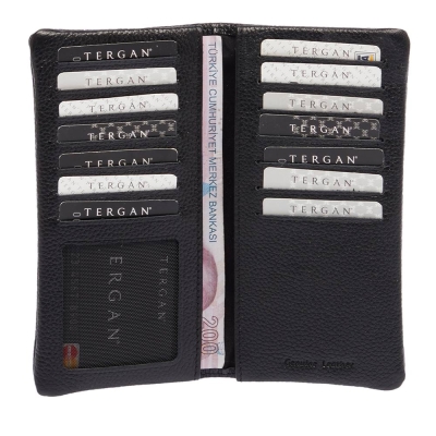 Tergan Siyah Deri Erkek Kredi Kartlık 1630A6F - 2