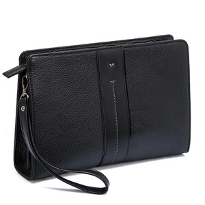 Tergan Siyah Deri Erkek Portföy Çanta 2177A6F - Tergan (1)