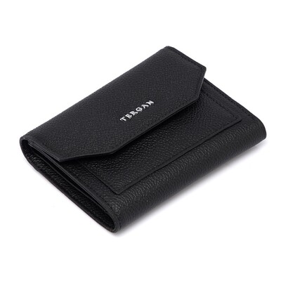 Tergan Siyah Deri Kadın Cüzdan 5809H52 - 1