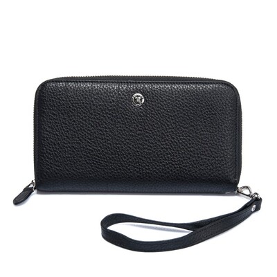 Tergan Siyah Deri Kadın Cüzdanı 5734A41 - 1