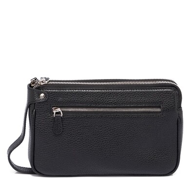 Tergan Siyah Deri Portföy Çanta 21470A41 - 3