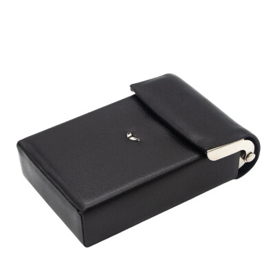 Tergan Siyah Deri Sigara Kılıfı 0230B06 - Tergan