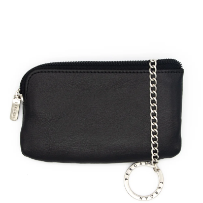 Tergan Siyah Deri Unisex Anahtarlık 0063A97 - 1