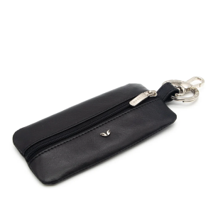 Tergan Siyah Deri Unisex Anahtarlık 0129b06 - Tergan