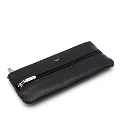 Tergan Siyah Deri Unisex Anahtarlık 0157B06 - Tergan