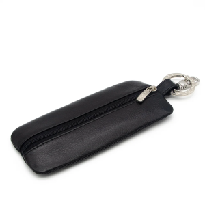 Tergan Siyah Deri Unisex Anahtarlık 0192B06 