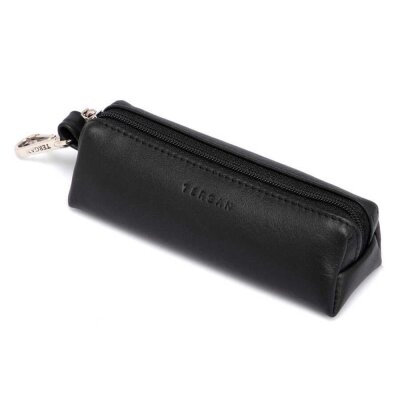 Tergan Siyah Deri Unisex Anahtarlık 0217B06 - 1