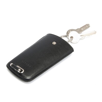 Tergan Siyah Deri Unisex Anahtarlık 0233A97 - 3