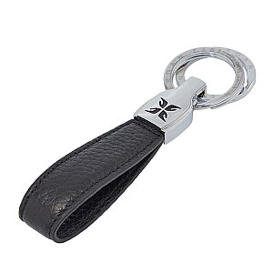 Tergan Siyah Deri Unisex Anahtarlık 0248A41 
