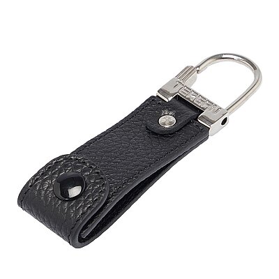 Tergan Siyah Deri Unisex Anahtarlık 0267A41 - 1