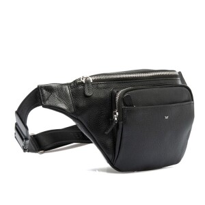 Tergan Siyah Deri Unisex Çanta 21302A6F - Tergan (1)