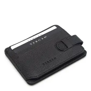 Tergan Siyah Deri Unisex Kredi Kartlık 01533U9G 