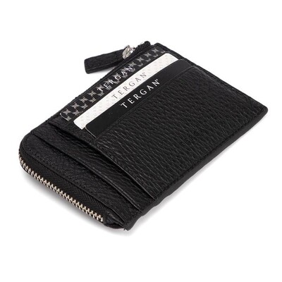 Tergan Siyah Deri Unisex Kredi Kartlık 0265A41 - 1