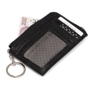 Tergan Siyah Deri Unisex Kredi Kartlık 0265A41 - Tergan (1)