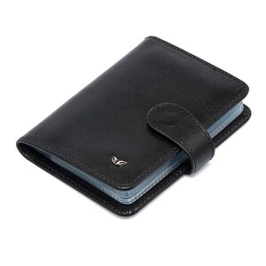 Tergan Siyah Deri Unisex Kredi Kartlık 1210B06 