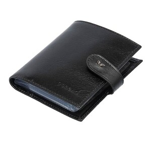 Tergan Siyah Deri Unisex Kredi Kartlık 1323B06 