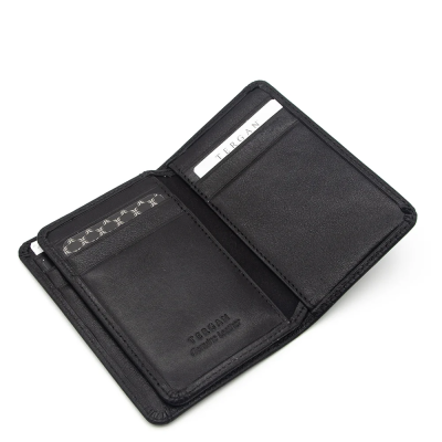 Tergan Siyah Deri Unisex Kredi Kartlık 1508A97 - 2