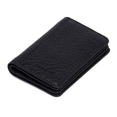 Tergan Siyah Deri Unisex Kredi Kartlık 1601A41 - 1