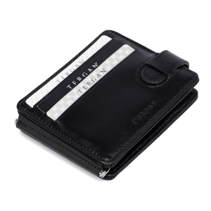 Tergan Siyah Deri Unisex Kredi Kartlık 1637B06 