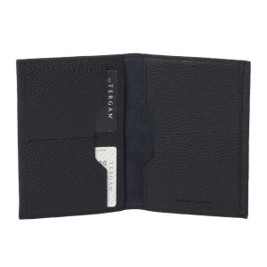 Tergan Siyah Deri Unisex Pasaportluk 1657A41 - Tergan (1)