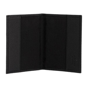 Tergan Siyah Deri Unisex Passaportluk 1200A41 - Tergan (1)