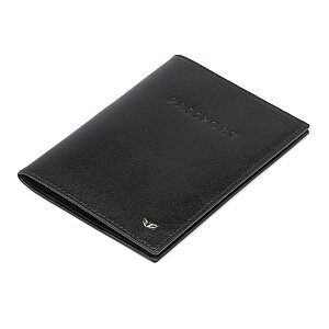 Tergan Siyah Deri Unisex Passaportluk 1200B06 - Tergan