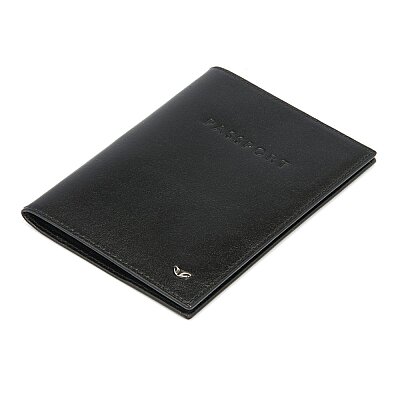 Tergan Siyah Deri Unisex Passaportluk 1200B06 - 1