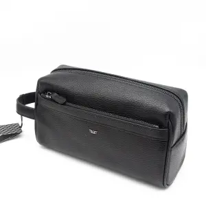 Tergan Siyah Deri Unisex Portföy Çanta 21496A41 - Tergan (1)