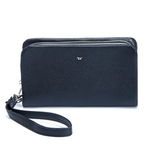 Tergan Siyah Deri Unisex Portföy Çantası 2197A6F - Tergan