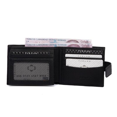 Tergan Siyah Erkek Cüzdanı 1567A6F - 2