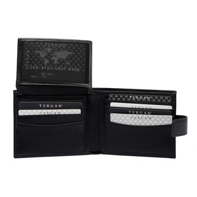 Tergan Siyah Erkek Cüzdanı 1567B06 - 3