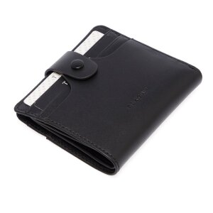 Tergan Siyah Erkek Deri Cüzdanı 1652A55 - Tergan