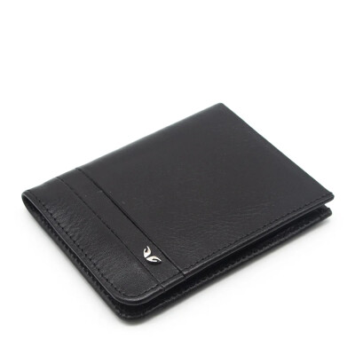 Tergan Siyah Unisex Deri Kredi Kartlık 1663B06 - Tergan