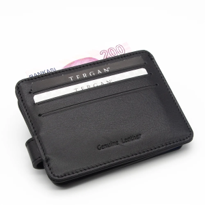 Tergan Siyah/Sax Deri Erkek Cüzdan 1658K1B - Tergan (1)