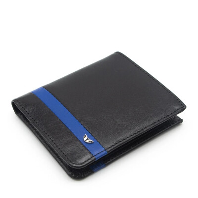 Tergan Siyah/Sax Erkek Deri Cüzdan 1664K1B - Tergan