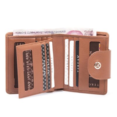 Tergan Taba Deri Kadın Cüzdanı 5674H51 - 2