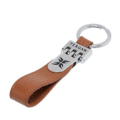 Tergan Taba Deri Unisex Anahtarlık 0247B67 - 1