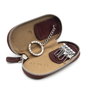 Tergan Koyu Taba Deri Anahtarlık 0096A99 - Tergan (1)