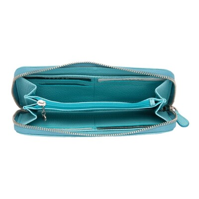 Tergan Turkuaz Deri Kadın Cüzdanı 5734N29 - 3