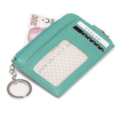 Tergan Turkuaz Deri Unisex Kredi Kartlık 0265N29 - 2